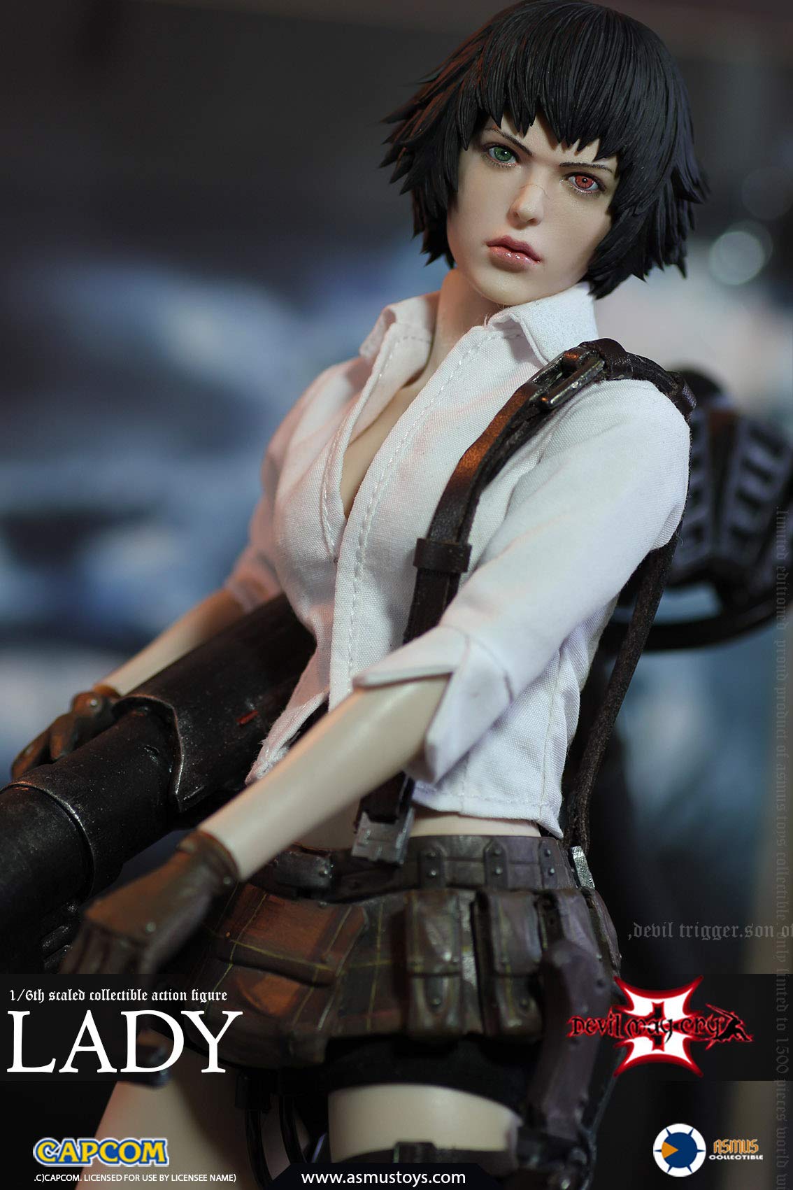 ゲームキャラクター Asmus Toys Devil May Cry Lady 1/6 Asmus Toys Devil May Cry III: Lady 1: 6 Scale Action Figure: Buy